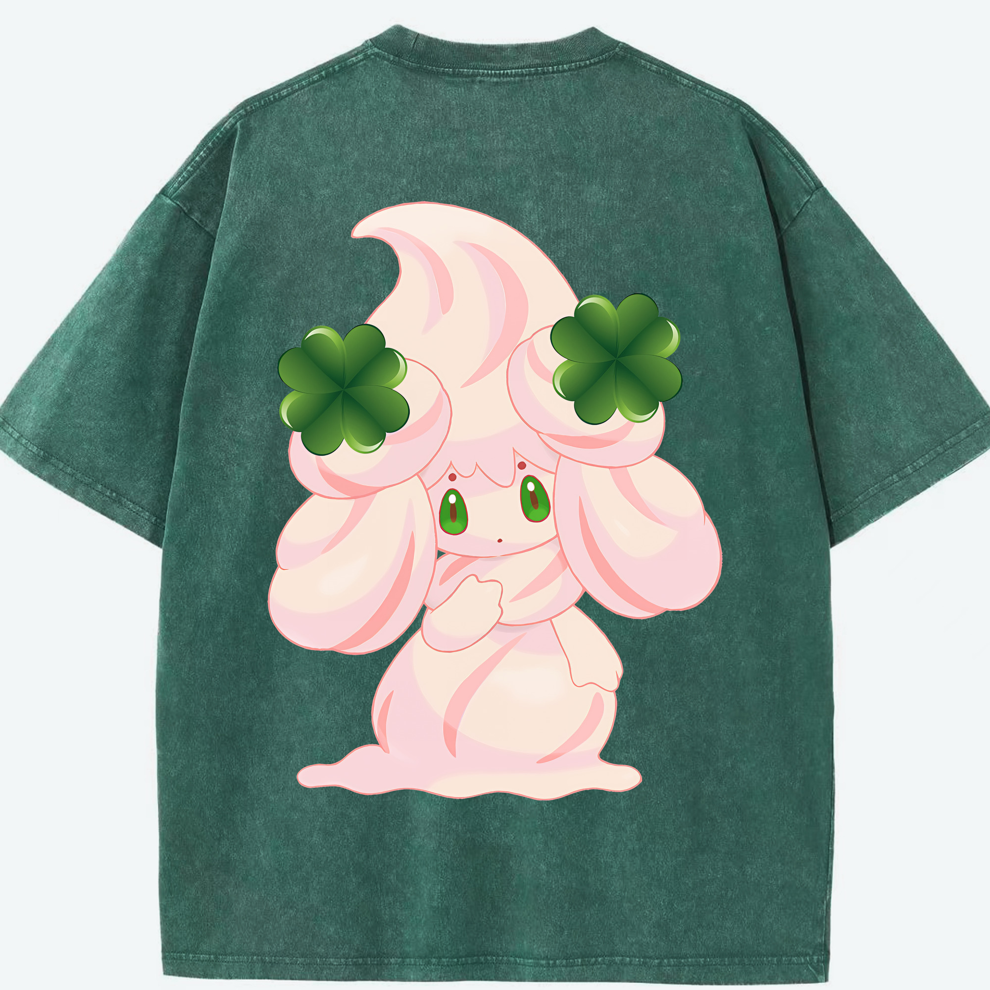 （画像用） ポケットモンスター Pokémon 綿100% ヴィンテージ風 半袖Tシャツ（背面プリント）